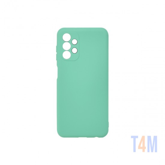 Silicone Case with Camera Shield for Samsung Galaxy A13 4g Green